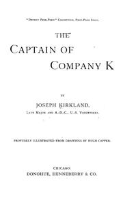 Cover of: The captain of Company K.