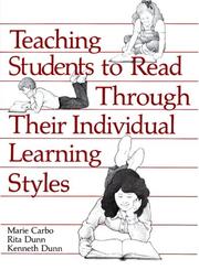 Cover of: Teaching students to read through their individual learning styles by Marie Carbo, Marie Carbo