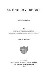 Cover of: Among my books by James Russell Lowell