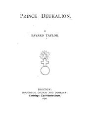 Cover of: Prince Deukalion