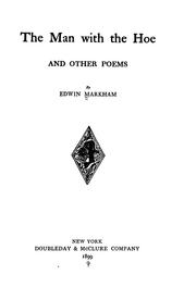 Cover of: The man with the hoe and other poems by Edwin Markham
