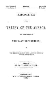 Cover of: Exploration of the valley of the Amazon by William Lewis Herndon