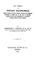 Cover of: An essay on Indian economics and its relation to social, psychic, political and linguistic conditions in India, and on the laws of economic evolution, and on the acceptability of socialistic measures and the future outlook