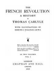 Cover of: The  French revolution by Thomas Carlyle