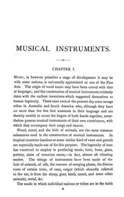 Cover of: Musical instruments...: with numerous woodcuts