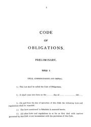 Cover of: Draft civil and commercial code for the Kingdom of Siam by Thailand.