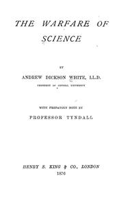 Cover of: The warfare of science