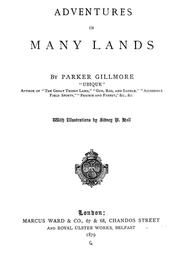 Cover of: Adventures in many lands