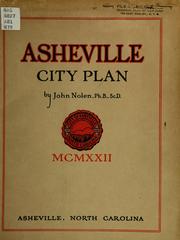 Cover of: Asheville city plan