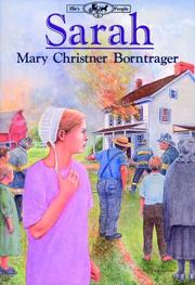 Cover of: Sarah by Mary Christner Borntrager