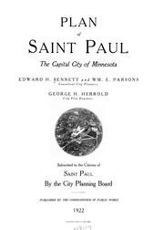 Cover of: Plan of Saint Paul: the capital city of Minnesota