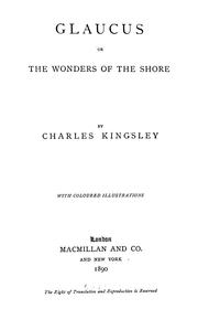 Cover of: Glaucus, or, The wonders of the shore