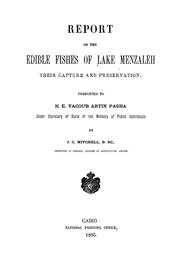 Cover of: Report on the edible fishes of Lake Menzaleh by J. Clyde Mitchell