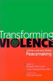 Transforming violence by Robert Herr