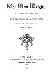 Cover of: The last knight: a romance garland