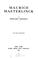 Cover of: Maurice Maeterlinck