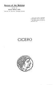 Cover of: Cicero and the fall of the Roman Republic