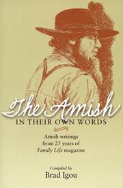 Cover of: The Amish in Their Own Words by Brad Igou