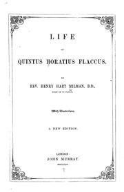 Cover of: Life of Quintus Horatius Flaccus