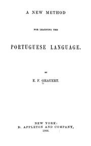 Cover of: A new method for learning the Portuguese language