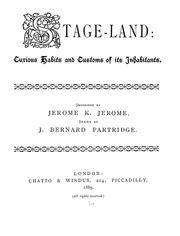 Cover of: Stage-land by Jerome Klapka Jerome, Jerome Klapka Jerome