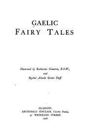 Cover of: Gaelic fairy tales