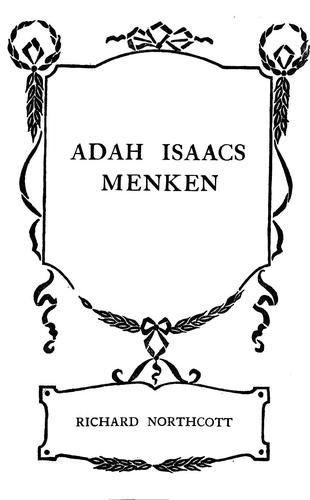 Adah Isaacs Menken by Richard Northcott