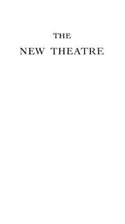 Cover of: The New Theatre, New York