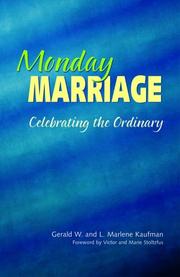 Cover of: Monday Marriage: Celebrating the Ordinary