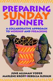 Cover of: Preparing Sunday dinner | June Alliman Yoder