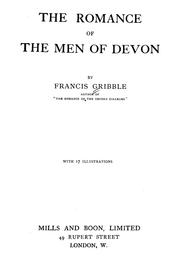 Cover of: The romance of the men of Devon