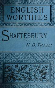 Cover of: Shaftesbury (the first earl)