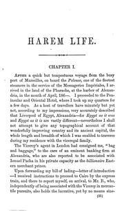 The "English governess" in Egypt by Emmeline Lott