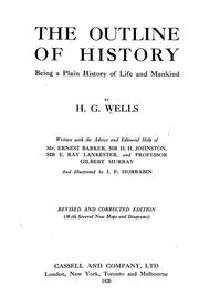 Cover of: The outline of history by H.G. Wells