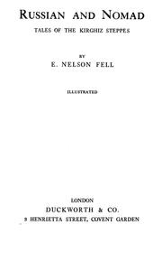 Cover of: Russian and nomad | E. Nelson Fell