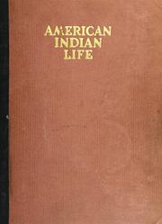 Cover of: American Indian life by several of its students by Parsons, Elsie Worthington Clews