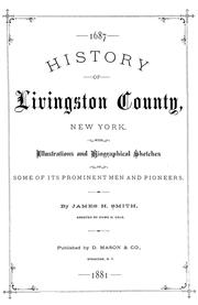 Cover of: History of Livingston County, New York