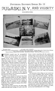 Cover of: Pulaski, N.Y. and vicinity