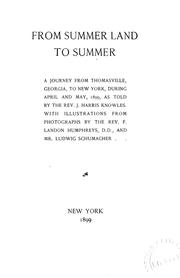From summer land to summer by John Harris Knowles