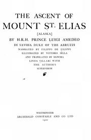 Cover of: The ascent of Mount St. Elias <Alaska>