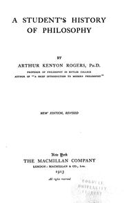 Cover of: A student