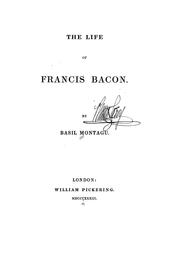Cover of: The life of Francis Bacon