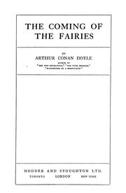 Cover of: The coming of the fairies by Sir Arthur Conan Doyle