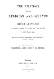 The relations between religion and science