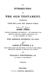 Cover of: An introduction to the Old Testament