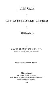 Cover of: The case of the Established Church of Ireland