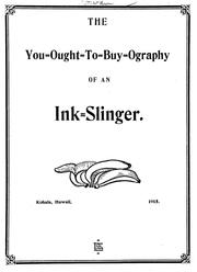 Cover of: The you-ought-to-buy-ography of an ink-slinger