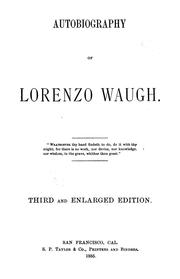 Autobiography of Lorenzo Waugh by Lorenzo Waugh