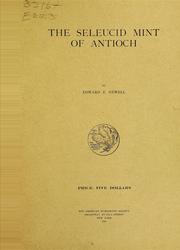 Cover of: The Seleucid mint of Antioch