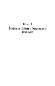 Cover of: Record of the Benjamin Gilbert branch of the Gilbert family in America (1620-1920): also the genealogy of the Falconer family, of Nairnshire, Scot. 1720-1920, to which belonged Benjamin Gilbert's wife, Mary Falconer